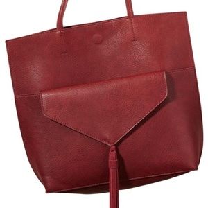 Anthropologie 2-in-1 Tote with Removable Clutch